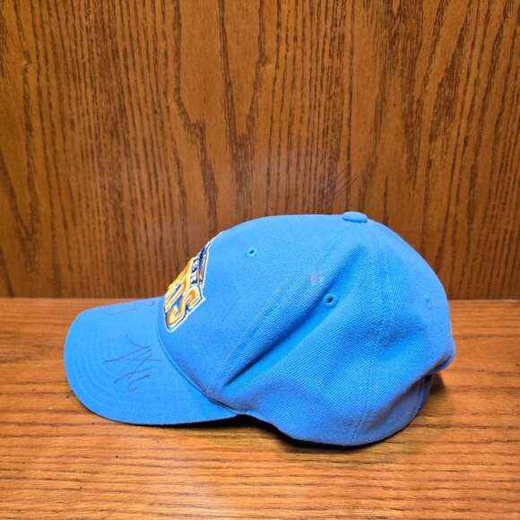 NBA Denver Nuggets Autographed Hat Junior Harrington Jeff Trepagnier Reebok - Picture 4 of 6